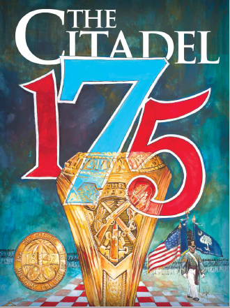 175th anniversary Citadel magazine cover with Citadel class ring